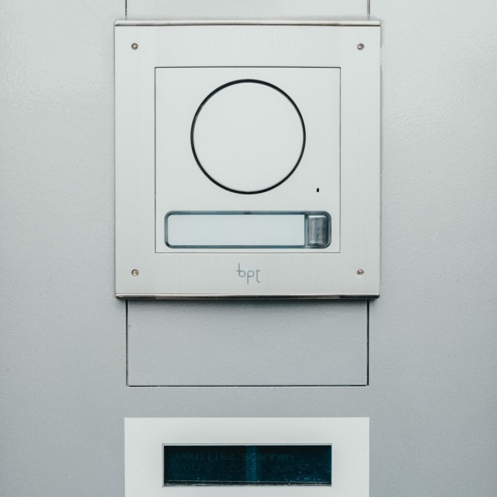 two gray and white boxes